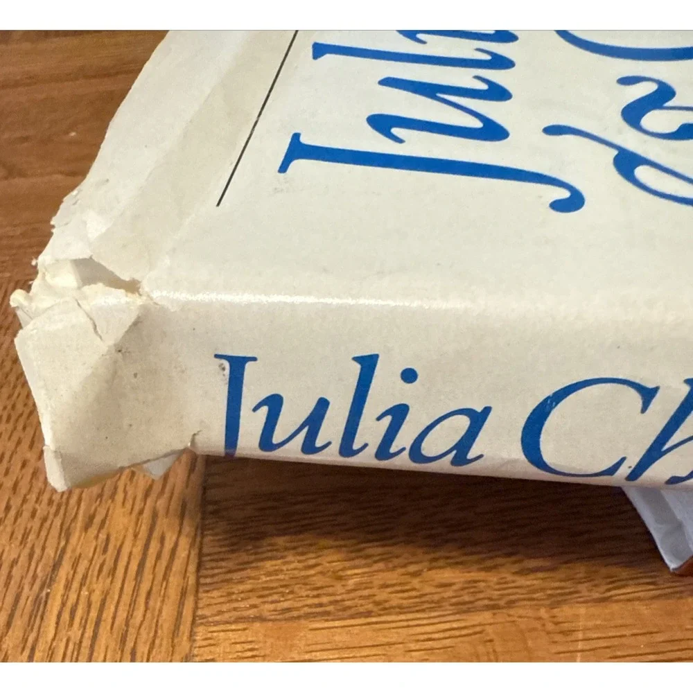 Julia Child & Company Cookbook‎ 1978 1st Ed Hardcover Lot W/ Brochure DJ Wear